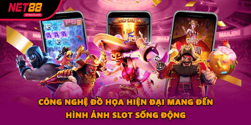 Công nghệ đồ họa hiện đại mang đến hình ảnh slot sống động